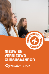 Nieuwe en vernieuwde cursussen – studiejaar 2025/2026