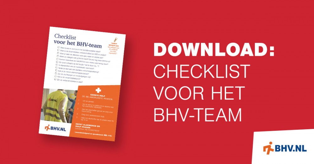 Checklist Voor Het BHV-team | BHV.NL